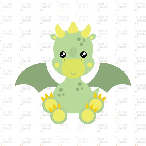 Cute Dragon SVG Fantasy SVG Baby Dragon Clipart Dragon Cut - Etsy Canada