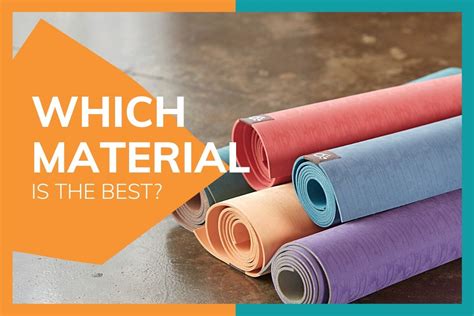 Compare different yoga mat materials - Which one is the best for you?