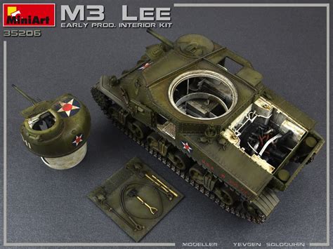 Scalehobbyist.com: M3 Lee Early Production Tank w/ Interior by MiniArt ...