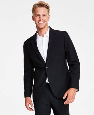 Calvin Klein Men's Refined Slim-Fit Stretch Suit Jacket - Macy's