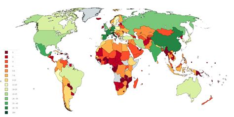 UNESCO World Heritage Sites Per Country - Vivid Maps