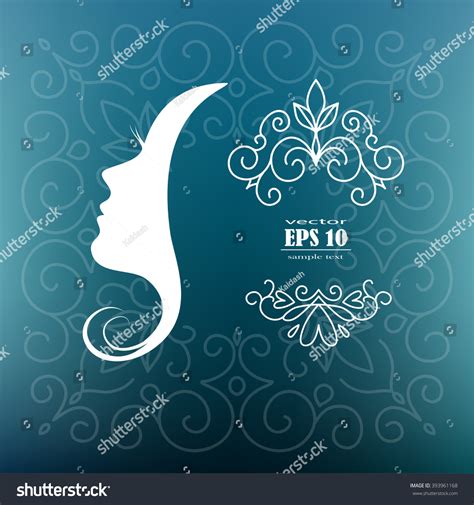 Woman Face Silhouette Profile Stock Vector (Royalty Free) 393961168 ...