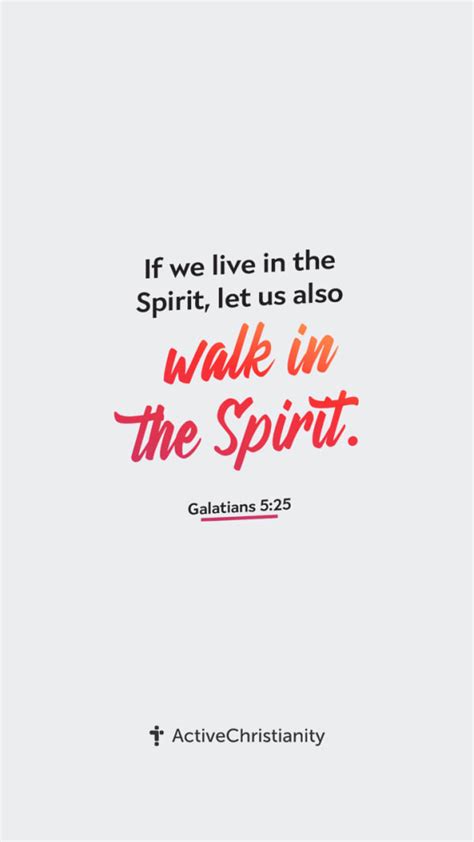 Galatians 5:25 Bibleverse wallpaper - If we live in the Spirit, let us ...