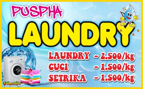 Desain Spanduk/Banner Laundry File Cdr | Omah Corel