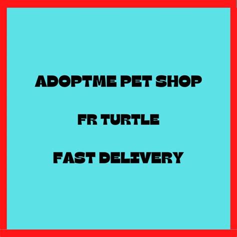 Adopt Me FR Turtle fly Ride Turtle - Etsy