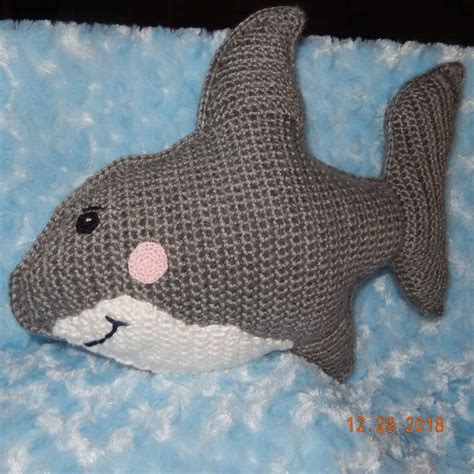 Shark Crochet Pattern Kawaii Cuddler® | Crochet patterns, Crochet for ...