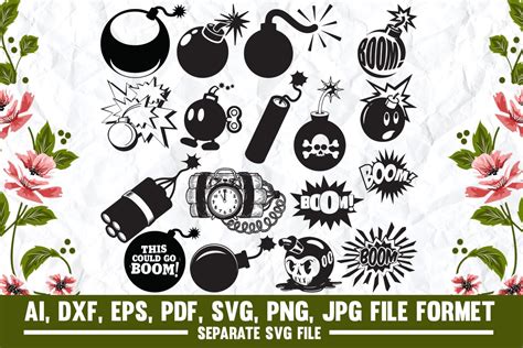 Boom SVG Cut Files - vector svg format