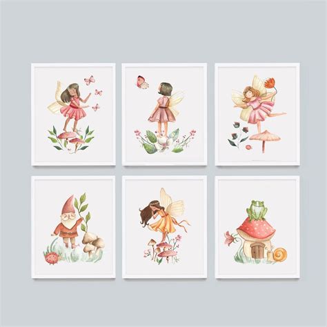 Fairy Nursery Art, Fairy Garden Wall Art, Fairy Nursery Print, Baby ...