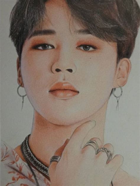 Park Jimin BTS Drawing by ainy art | Saatchi Art