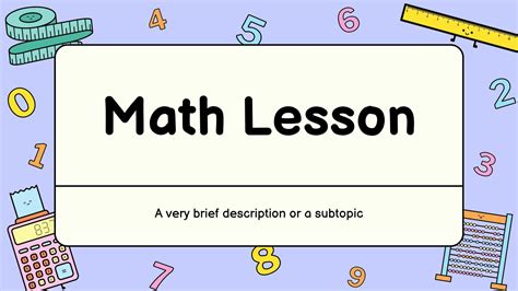 Free Math Powerpoint Templates For Teachers