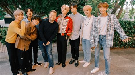 BTS On James Corden's Carpool Karaoke