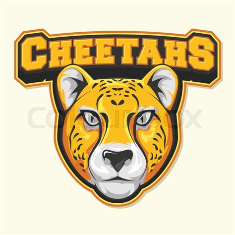 Cheetah logo symbol colorful | Stock vector | Colourbox