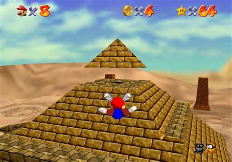 Shifting Sand Land Stars - Super Mario 64 Walkthrough