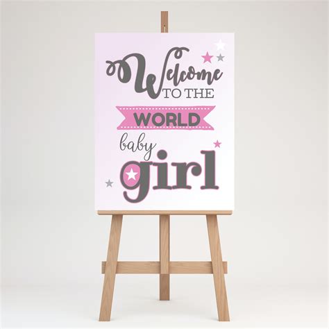 Welcome Baby Sign, Welcome Baby Girl, Welcome Baby Boy, Welcome Home ...