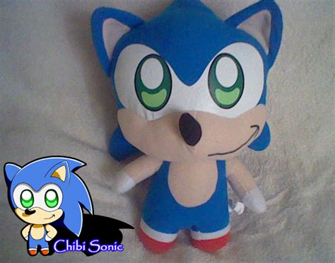 Chibi Sonic Plush by BloomPhantom on DeviantArt