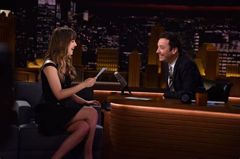 Fifty Shades Updates: HQ PHOTOS: Dakota Johnson on Jimmy Fallon