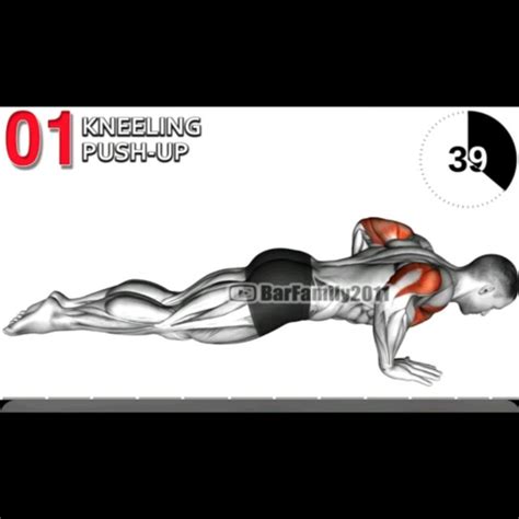 Knee Push Up by Isreal E. - Exercise How-to - Skimble