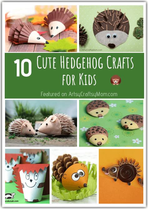 10 Adorable Hedgehog Crafts for Kids