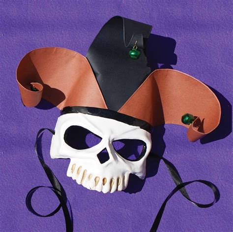 Halloween Jester Skull Mask - Etsy