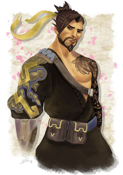 Hanzo FanArt by BecQuinnox on DeviantArt