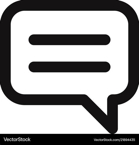 Speech bubble icon Royalty Free Vector Image - VectorStock