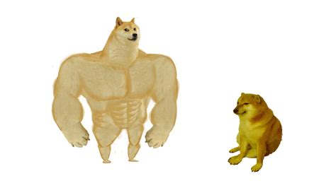 Buff Doge vs Cheems Meme Template - Piñata Farms - The best meme maker ...