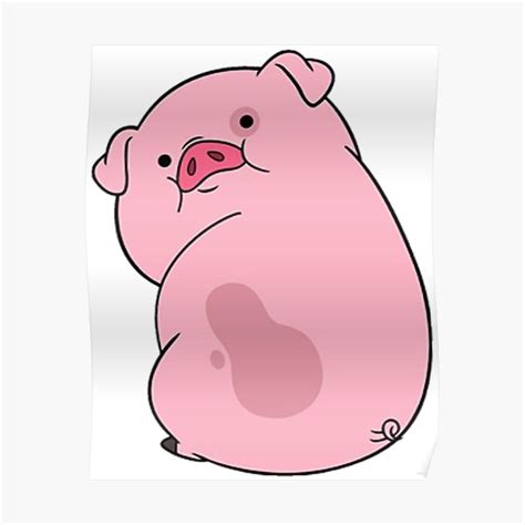 "Pig back meme" Poster for Sale by sugbun | Redbubble