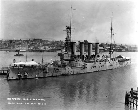 Wreck of USS San Diego (ACR-6/CA-6)