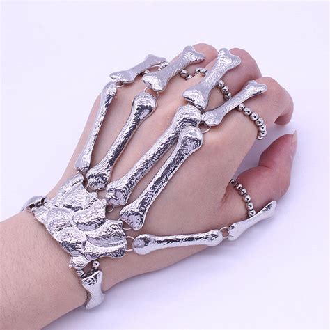 Skeleton Hand Bracelet – Go Bazaaro