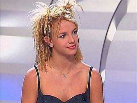 Y2K Aesthetic Institute — Britney Spears with spiky, crimped hair ️...