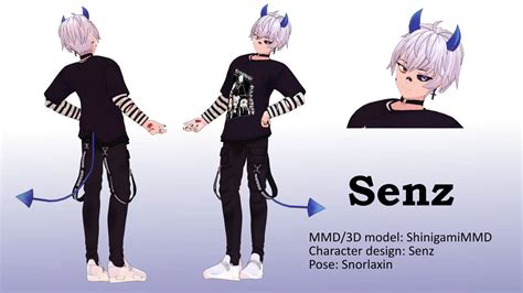 [MMD VTuber] Senz [Fan model] by ShinigamiMMD on DeviantArt