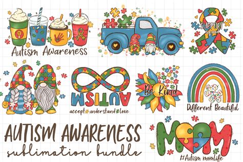 Autism Awareness Bundle Png Graphic by Owlsome.art · Creative Fabrica