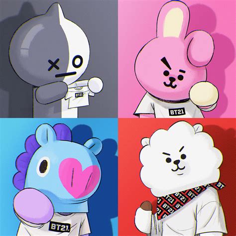 BT21 Characters Wallpapers - Wallpaper Cave