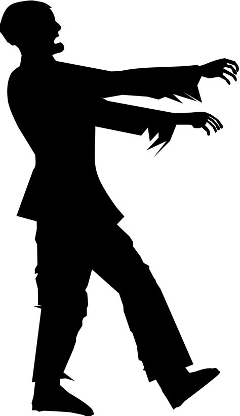 Zombie Silhouette Clipart