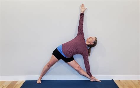 Home Practice Sequence: Parivrtta Ardha Chandrasana - B.K.S. Iyengar ...