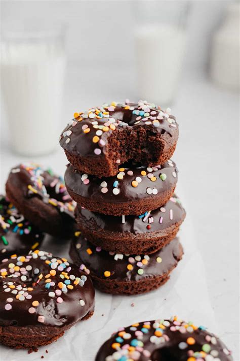 Chocolate Sprinkle Donuts - Alpine Ella