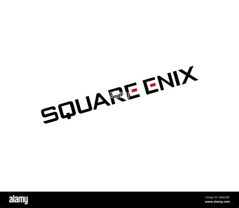 Square Enix, Rotated Logo, White Background Stock Photo - Alamy