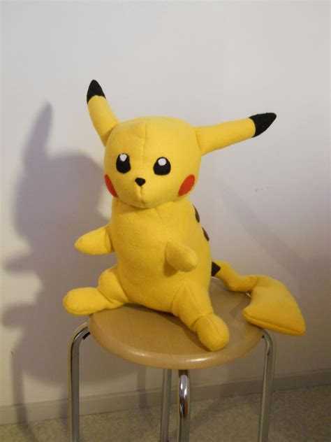 Pikachu plushie by HedaMiu on DeviantArt