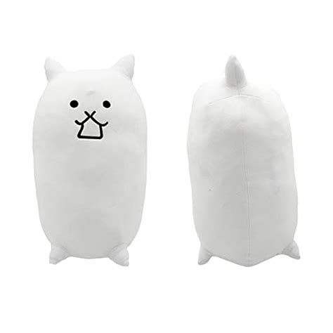 IITA The Battle Cats Plush, Battle Cat Game Peripheral Plushies, White ...