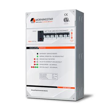 Ground Fault Protection Device - Morningstar Corporation