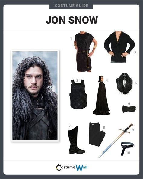 Dress Like Jon Snow Costume | Halloween and Cosplay Guides