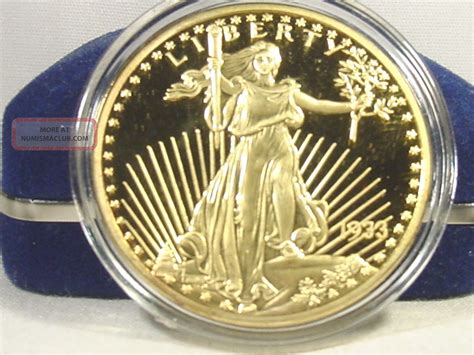 National Collector ' S 1933 Gold Double Eagle Proof Coin 10 Mil 24k Gold