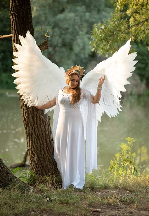 White wings, Giant wings for dance, Moveable angel wings, Photoshoot ...