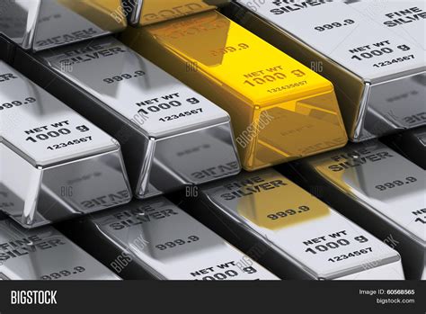 Gold Silver Bars Image & Photo (Free Trial) | Bigstock