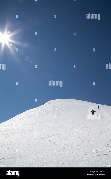 Play and Ski Mount Ruapehu NewZealand Stock Photo - Alamy