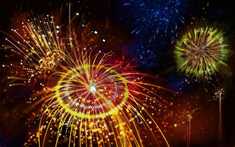 Chinese New Year Fireworks Clipart Animation