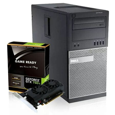 Dell Optiplex Gaming Desktop PC GeForce GTX 750Ti 4GB DDR5 HDMI Intel ...