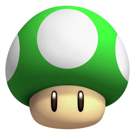 File:Super Mario Bros. - Green Mushroom.png - TheAlmightyGuru