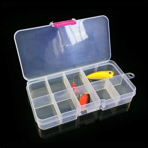 Bait Organizer Box Fishing Lures Case Tackle Storage Fisher Gear Bulk ...