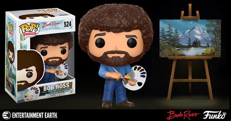 Paint Some Happy Little Trees with the Bob Ross Funko Pop!